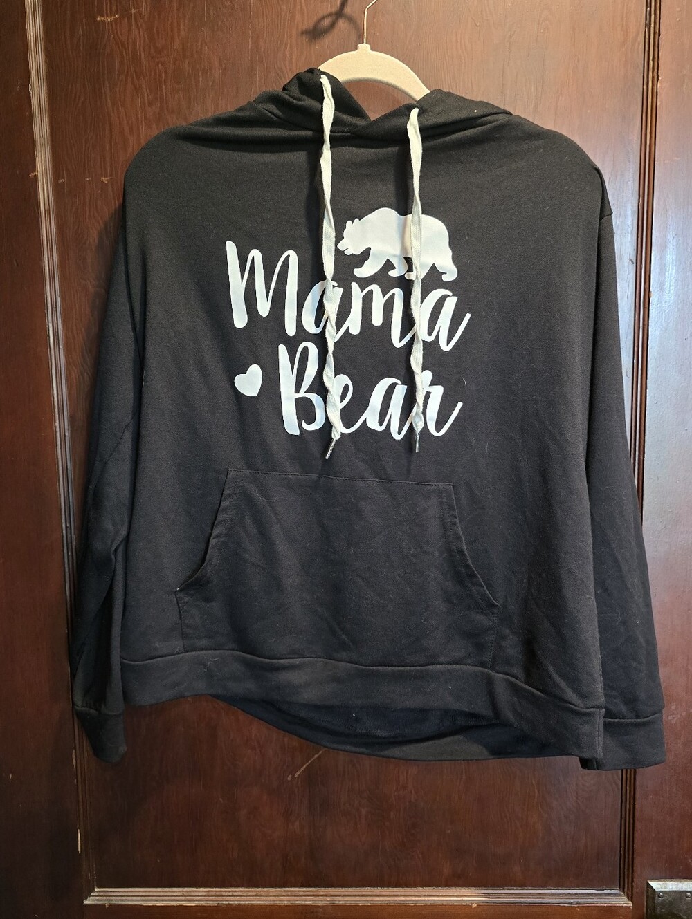 Mama Bear Black Hoodie Sweatshirt